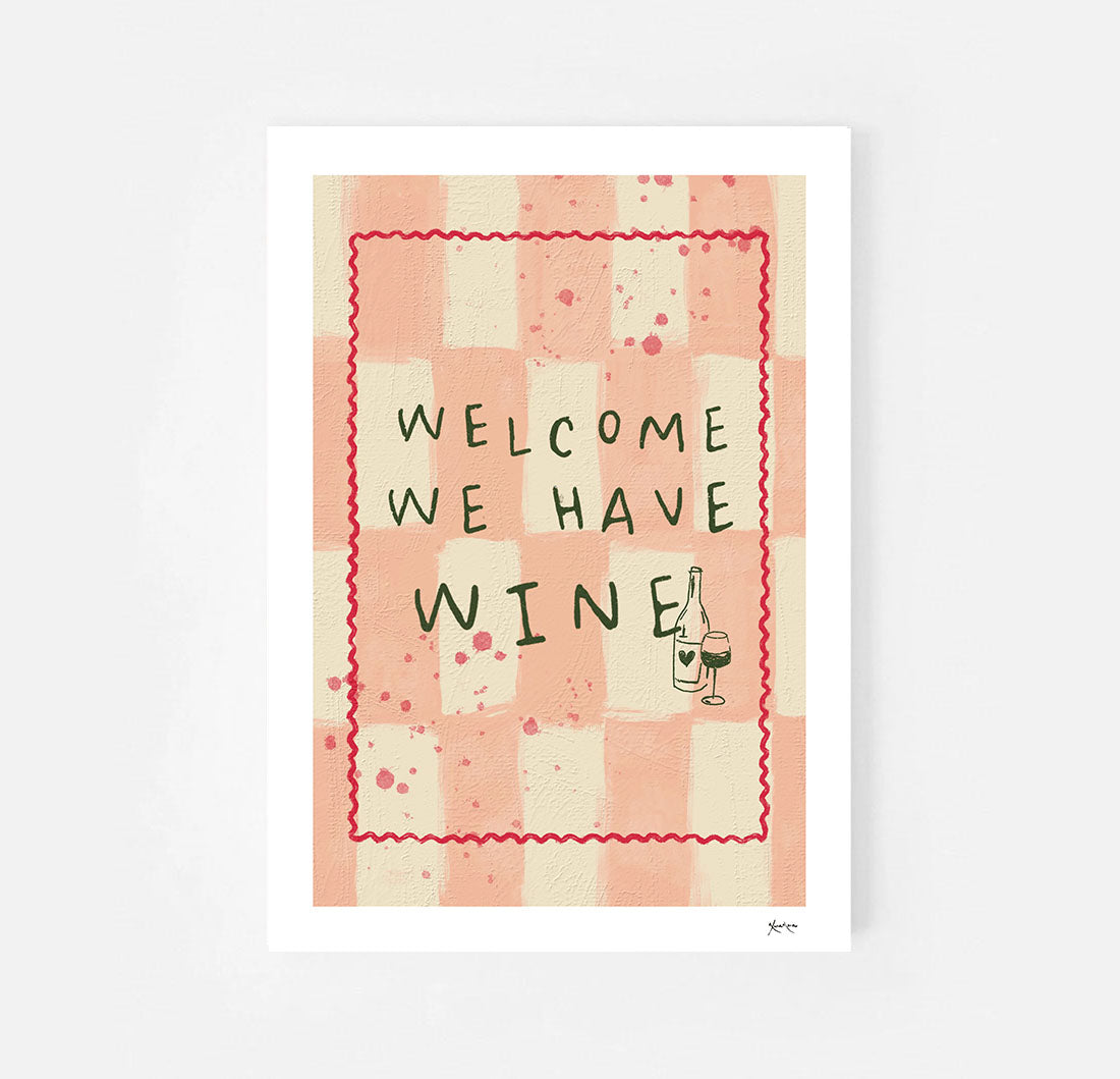 Welcome we have a wine