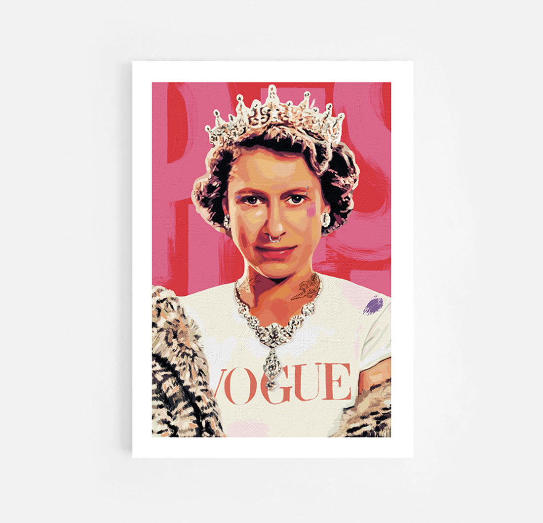 EDIÇÃO LIMITADA Queen Elizabeth II portrait