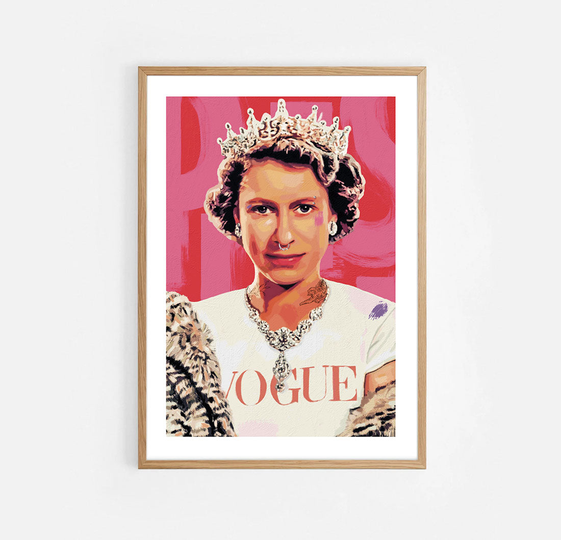 EDIÇÃO LIMITADA Queen Elizabeth II portrait