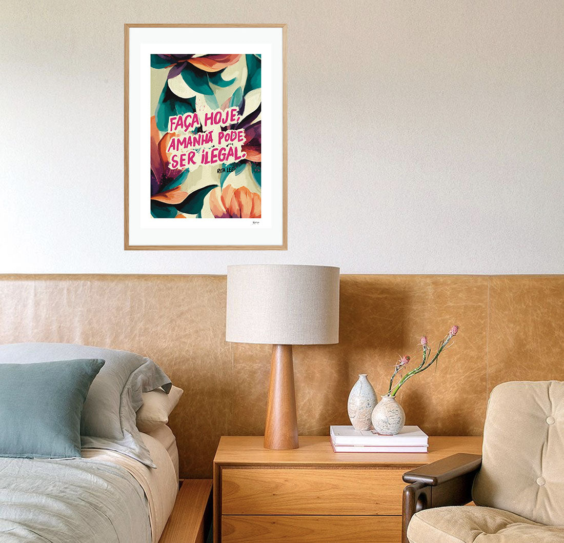 Rita Lee quote illustration print2