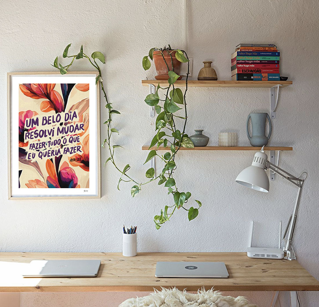 Rita Lee quote illustration print