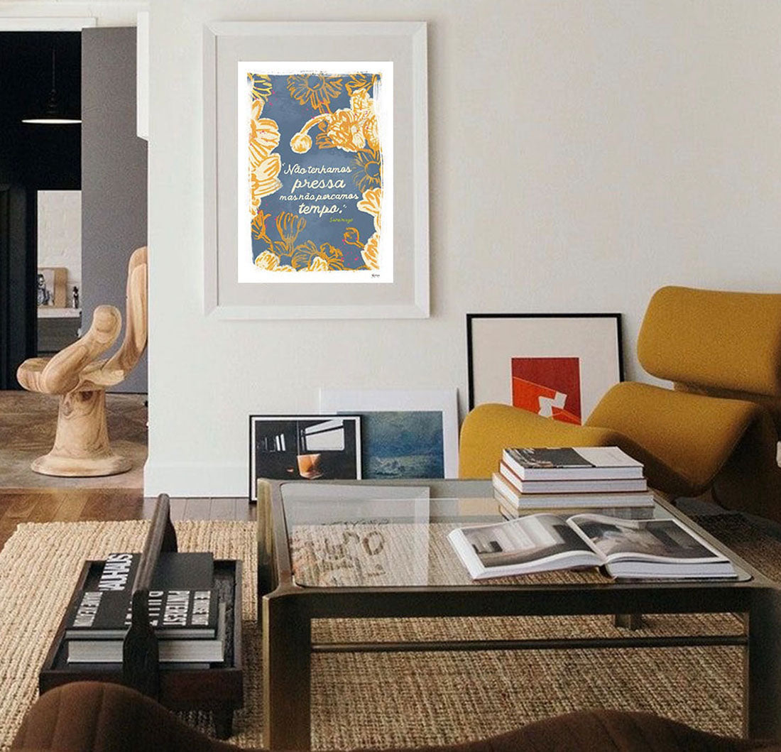 EDIÇÃO LIMITADA Ilustração Saramago quote