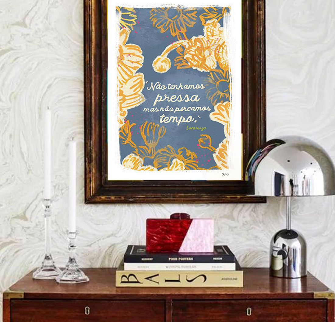 EDIÇÃO LIMITADA Ilustração Saramago quote