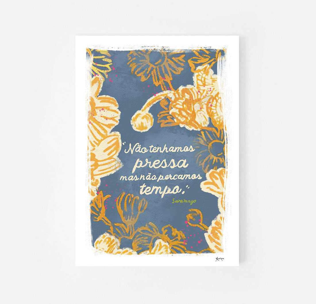 EDIÇÃO LIMITADA Ilustração Saramago quote