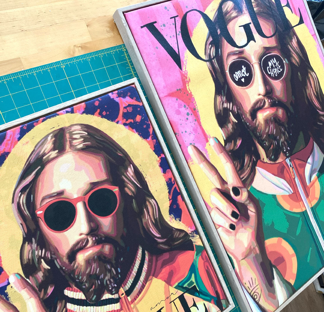 TELA COOL JESUS 40x50cm