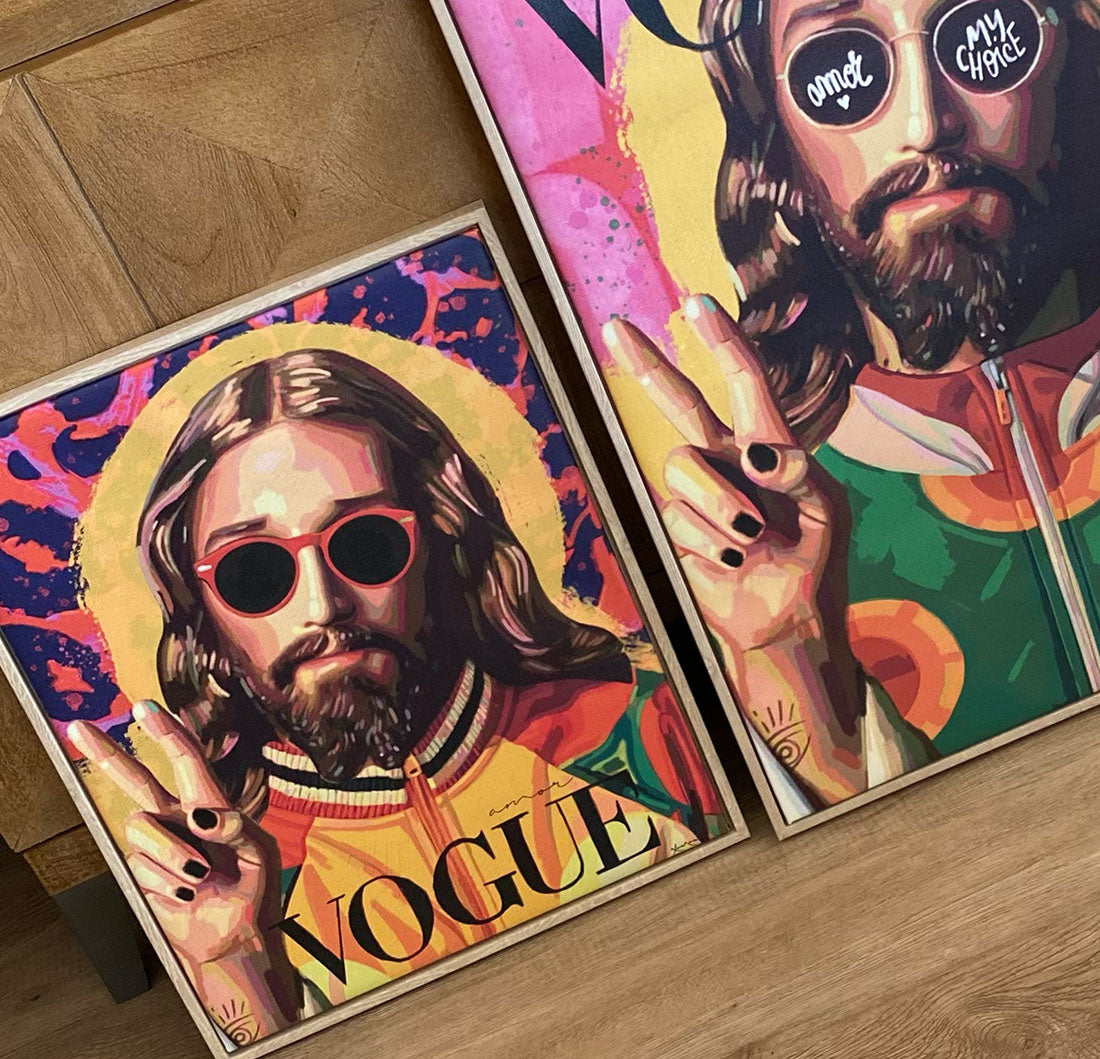 TELA COOL JESUS 40x50cm