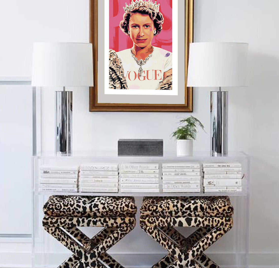 EDIÇÃO LIMITADA Queen Elizabeth II portrait