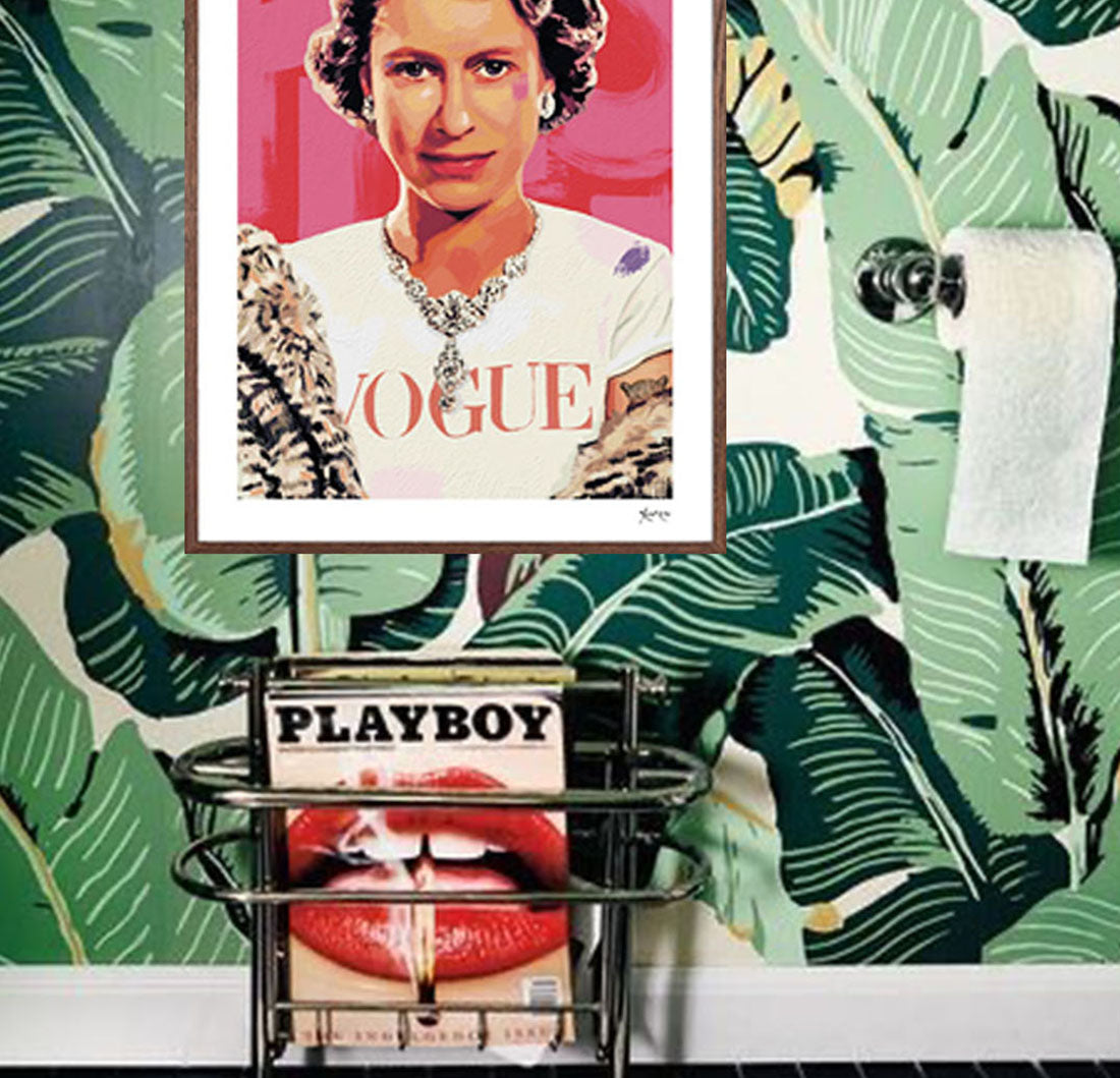 EDIÇÃO LIMITADA Queen Elizabeth II portrait