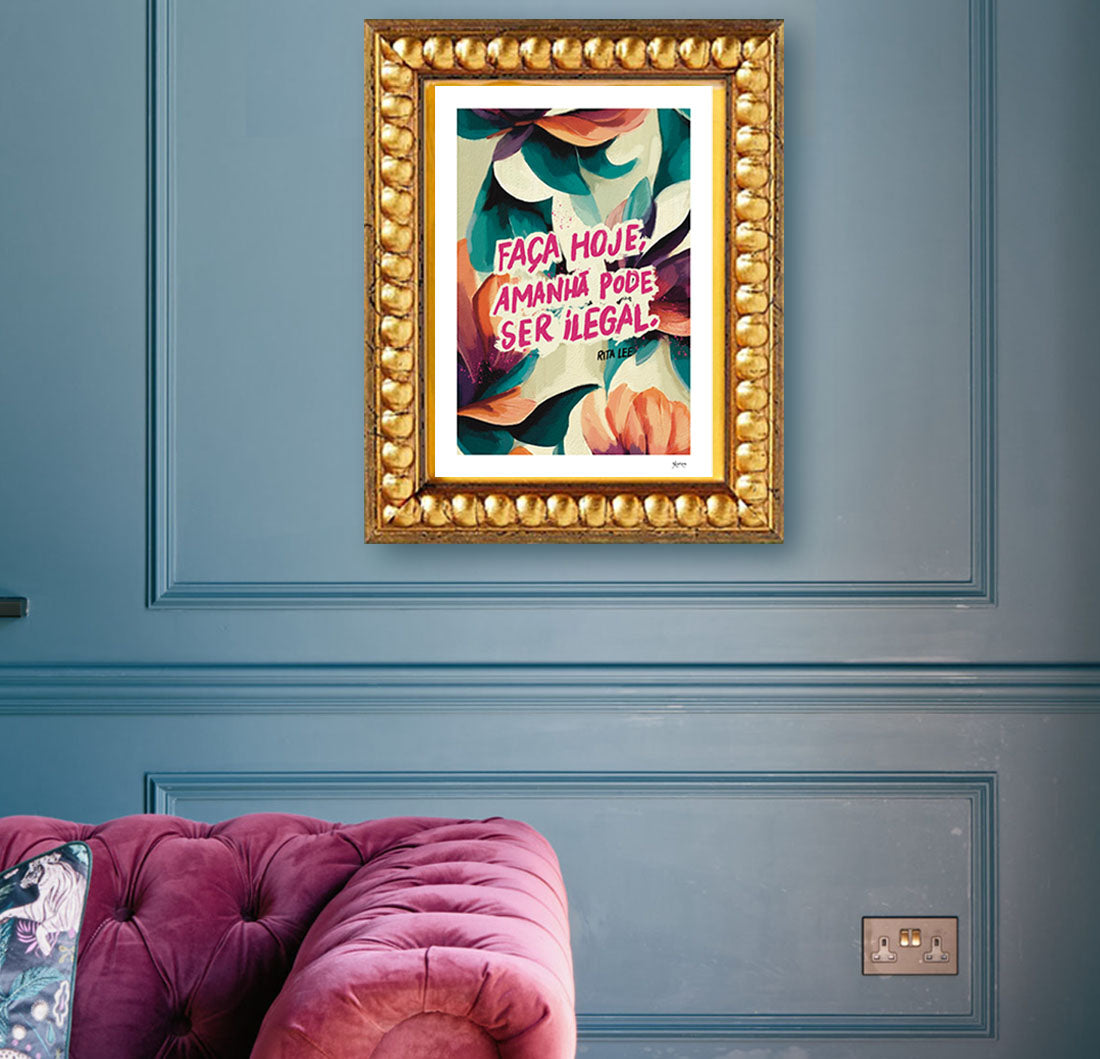 Rita Lee quote illustration print2